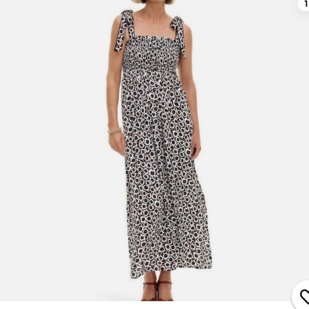 Diane Von Furstenberg x Target, Smocked Dress, size Large